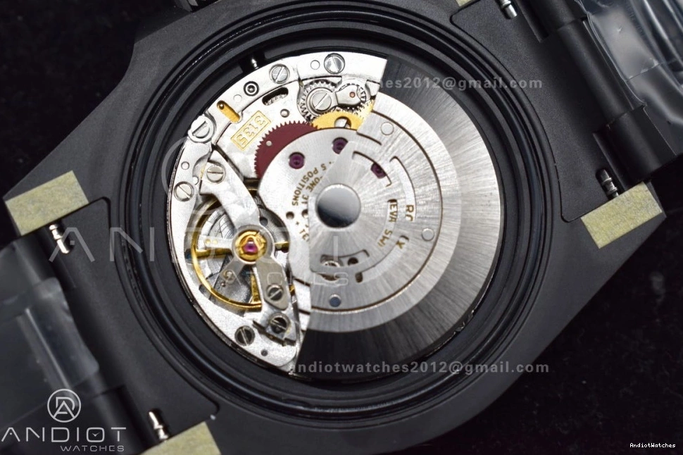 DLC VSF Popular Submariner VS Bracelet on Yellow DLC Best Black Edition DIW Dial 1:1 476 0416